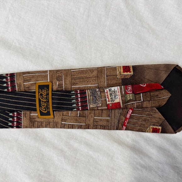 Mens Vintage Coca Cola Tie - Picture 4 of 5